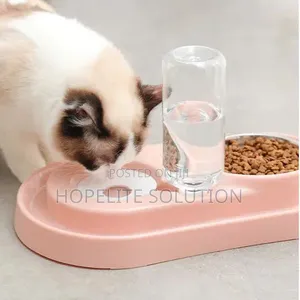 Automatic Single Pet Bowl Plus Water Dispenser