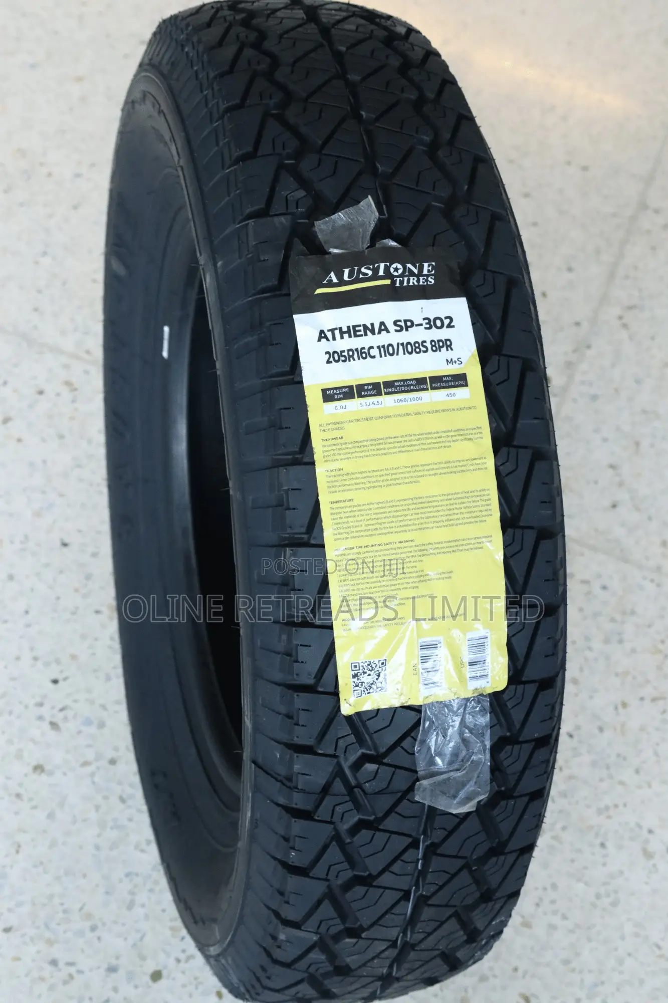 205r16c Austone Sp-302 a/T 8pr
