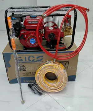 Aico Japan Ac835ps 4 Stroke 8.5hp Trolley Sprayer With 50m Pipe