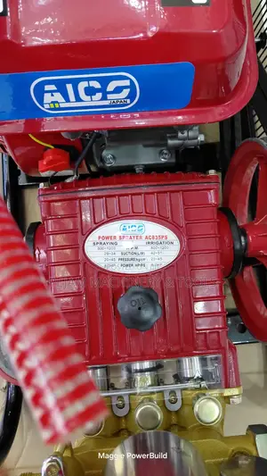 Aico Japan Ac835ps 4 Stroke 8.5hp Trolley Sprayer With 50m Pipe