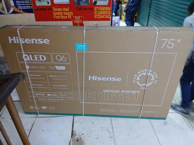 Hisense Q6 75" Smart Frameless Television - thumbnail 2