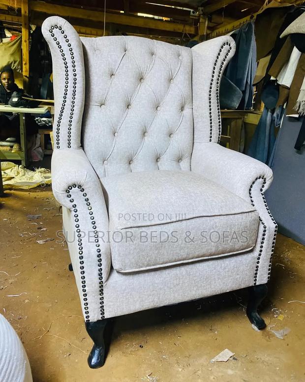 Cream Accent Chair - main view