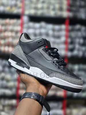 Levi's X Air Jordan 3 Retro Sp in the Black Denim Colorway.