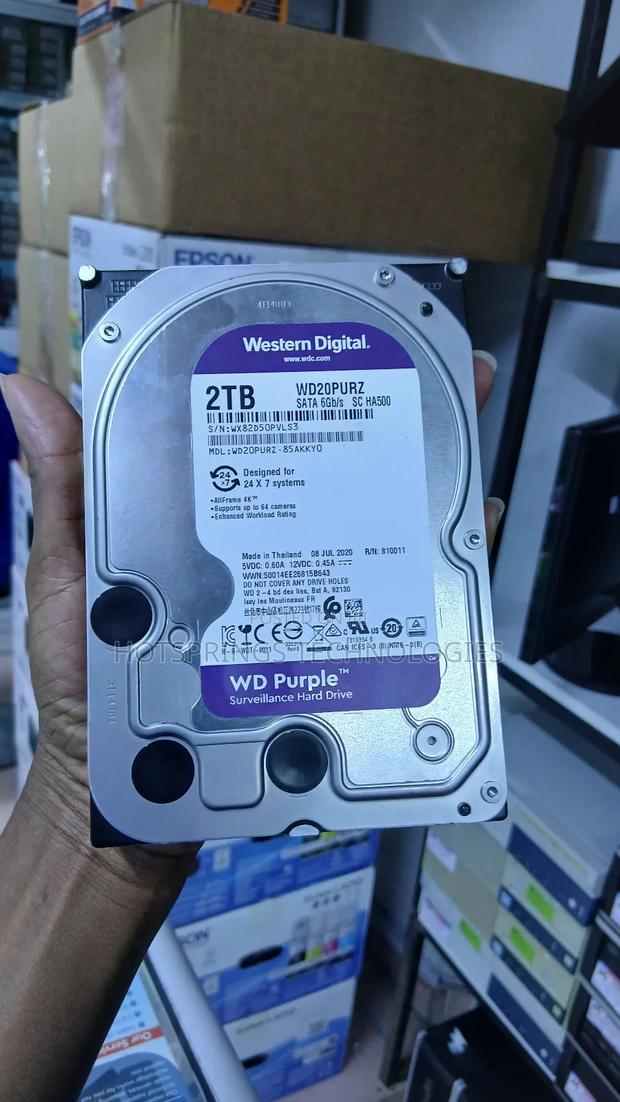 Western Digital 2tb Surveillance Internal Hard Disk