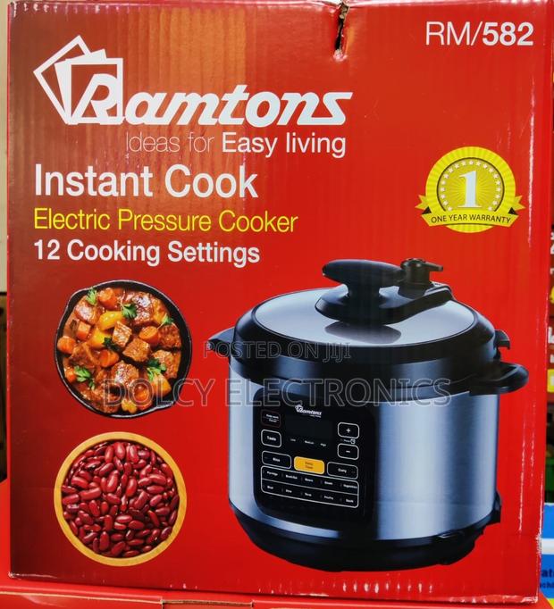 Ramtons Rm/582 Electric Pressure Cooker 6litres