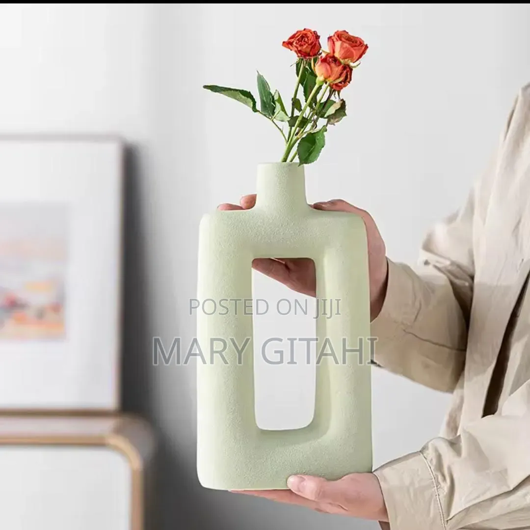 Rectangular Decorative Vase*
White Colour