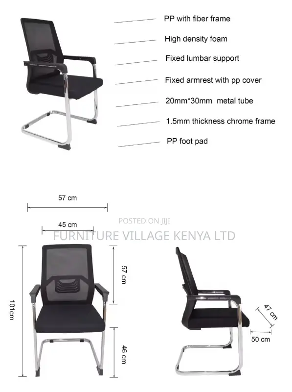 Comfortable Executive Mesh Guest Chair