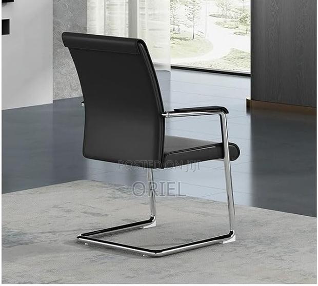 Office Leather Visitor Chair : Office Visitor’S Seat - thumbnail 4