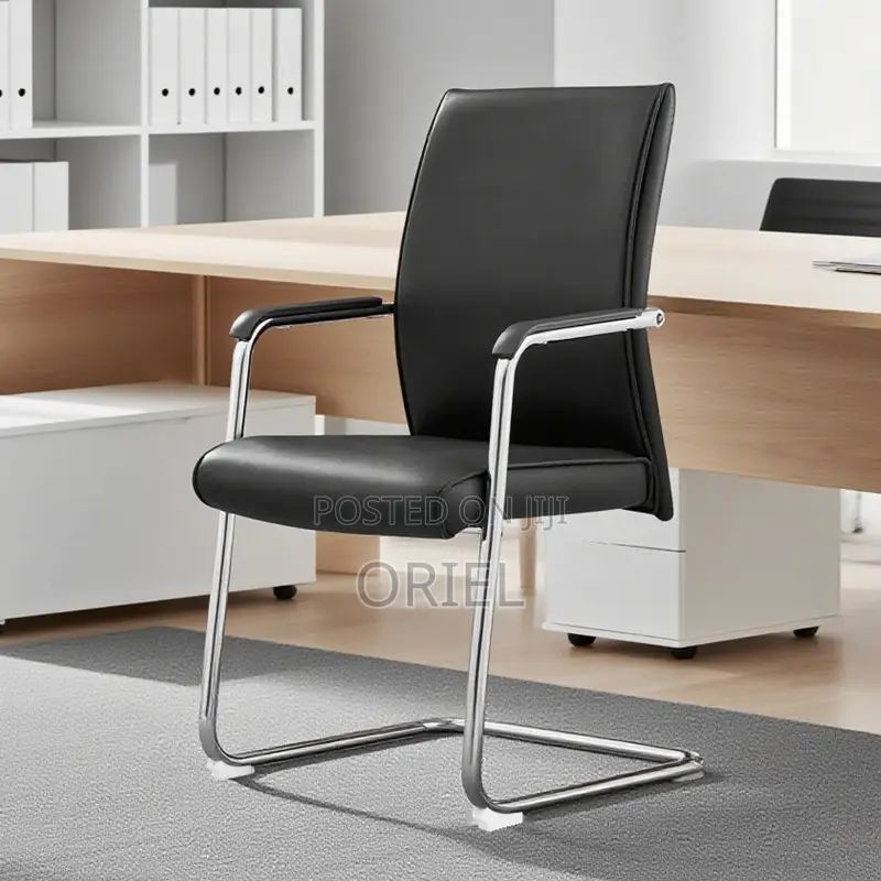 Office Leather Visitor Chair : Office Visitor’S Seat