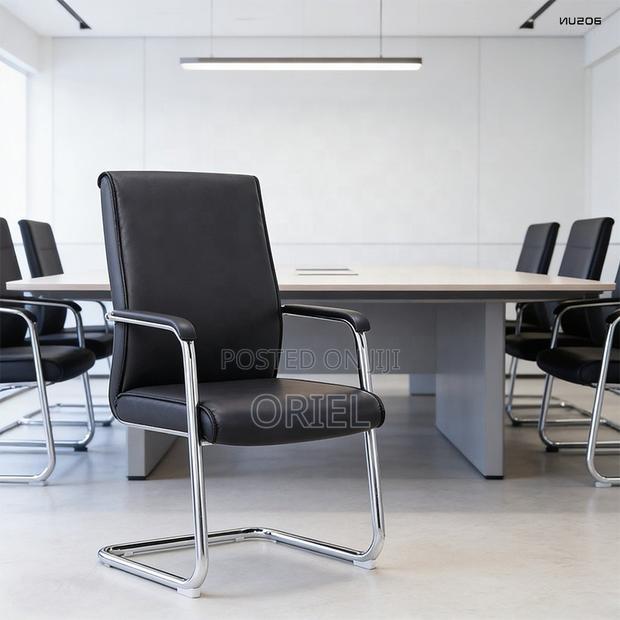 Office Leather Visitor Chair : Office Visitor’S Seat - thumbnail 11