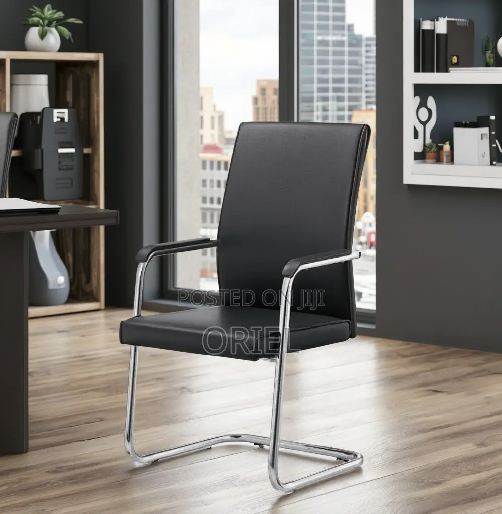 Office Leather Visitor Chair : Office Visitor’S Seat