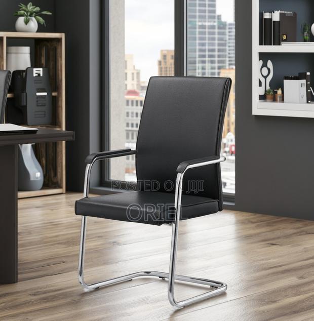 Office Leather Visitor Chair : Office Visitor’S Seat - thumbnail 16