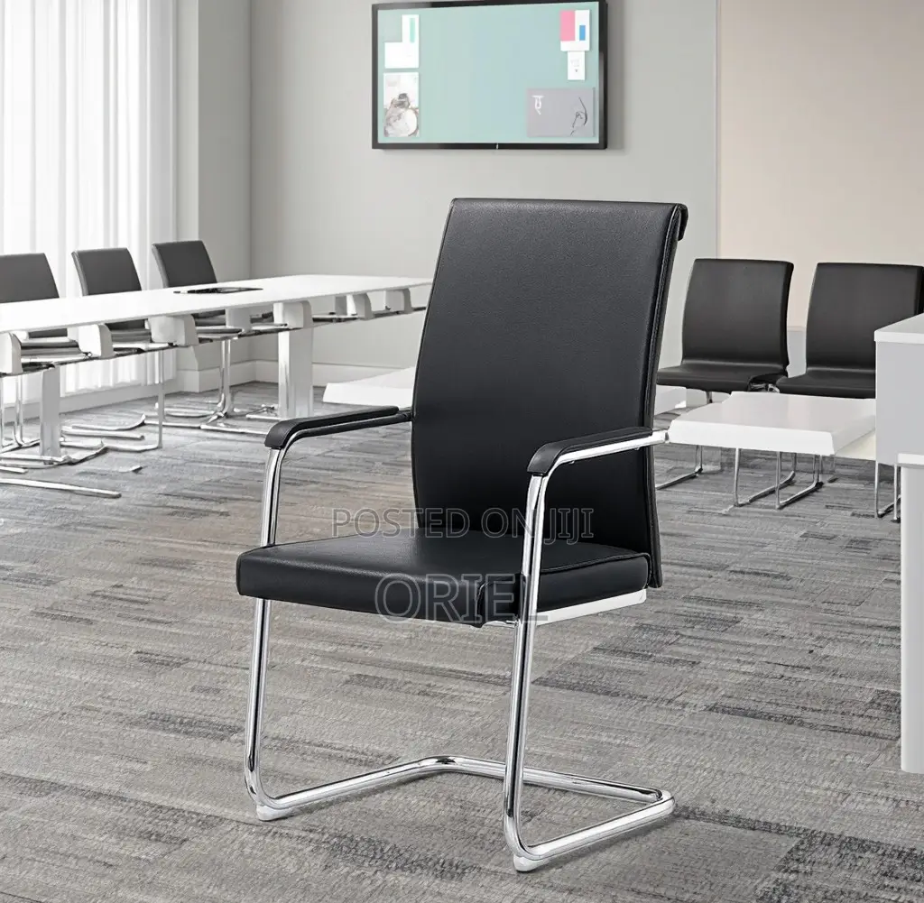 Office Leather Visitor Chair : Office Visitor’S Seat