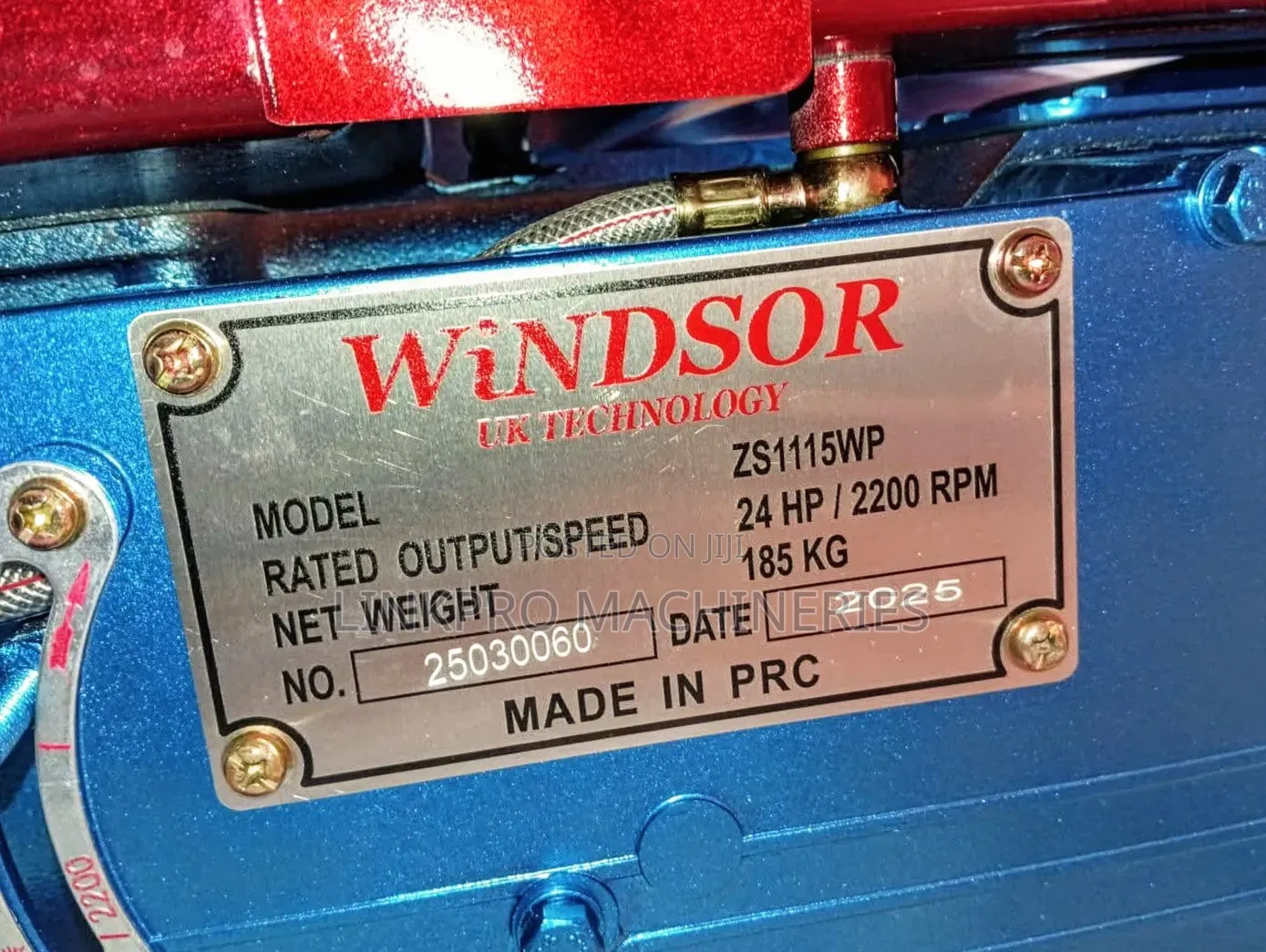 Windsor Uk Technology 24 Hp Water Cooled Diesel Engine