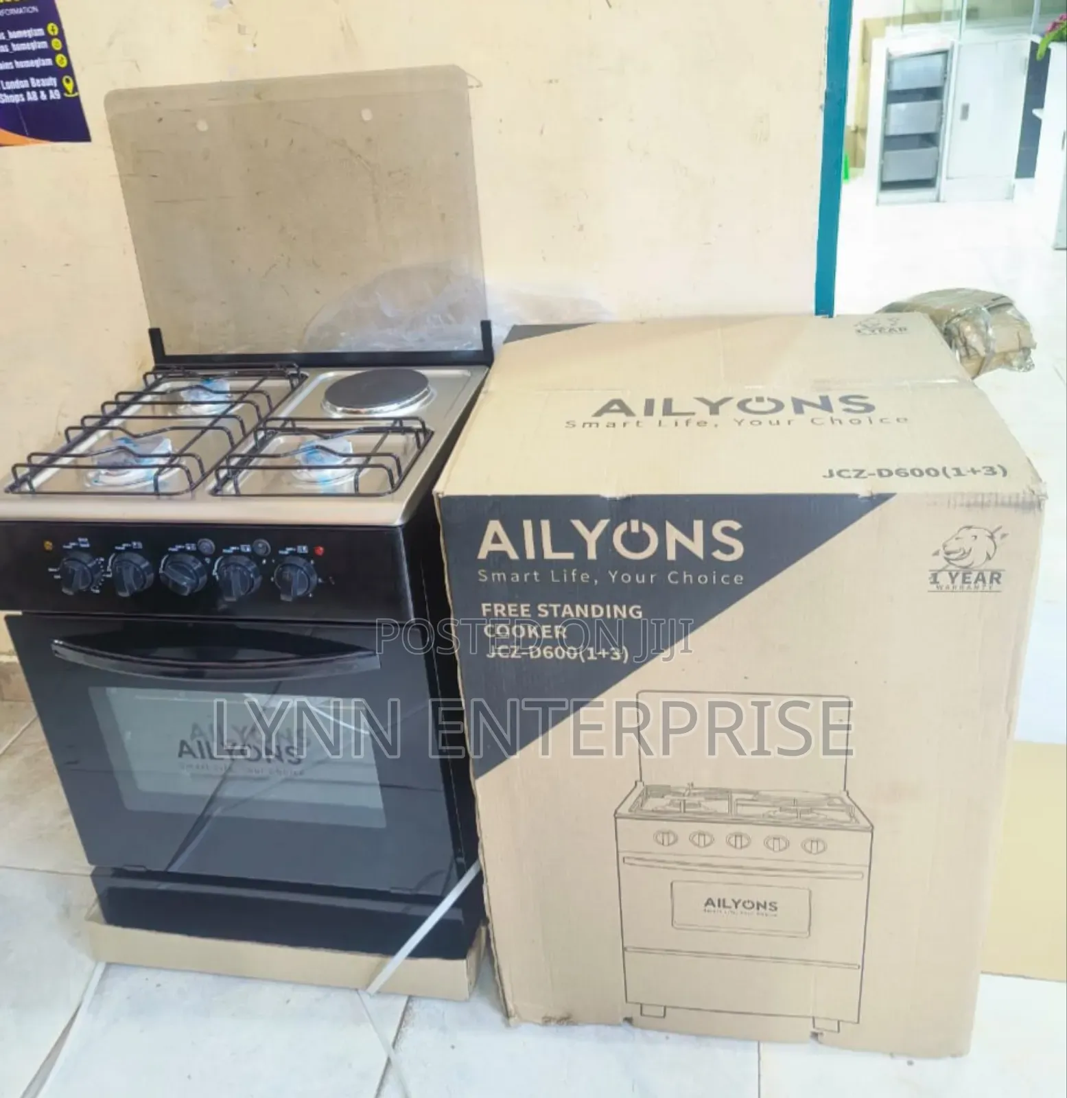 60*60 Ailyons 3+1 Standing Cooker