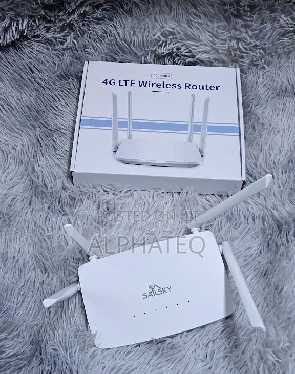 Sailsky 4g Simcard Wifi Router Open to Faiba Safaricom Airtel Telkom