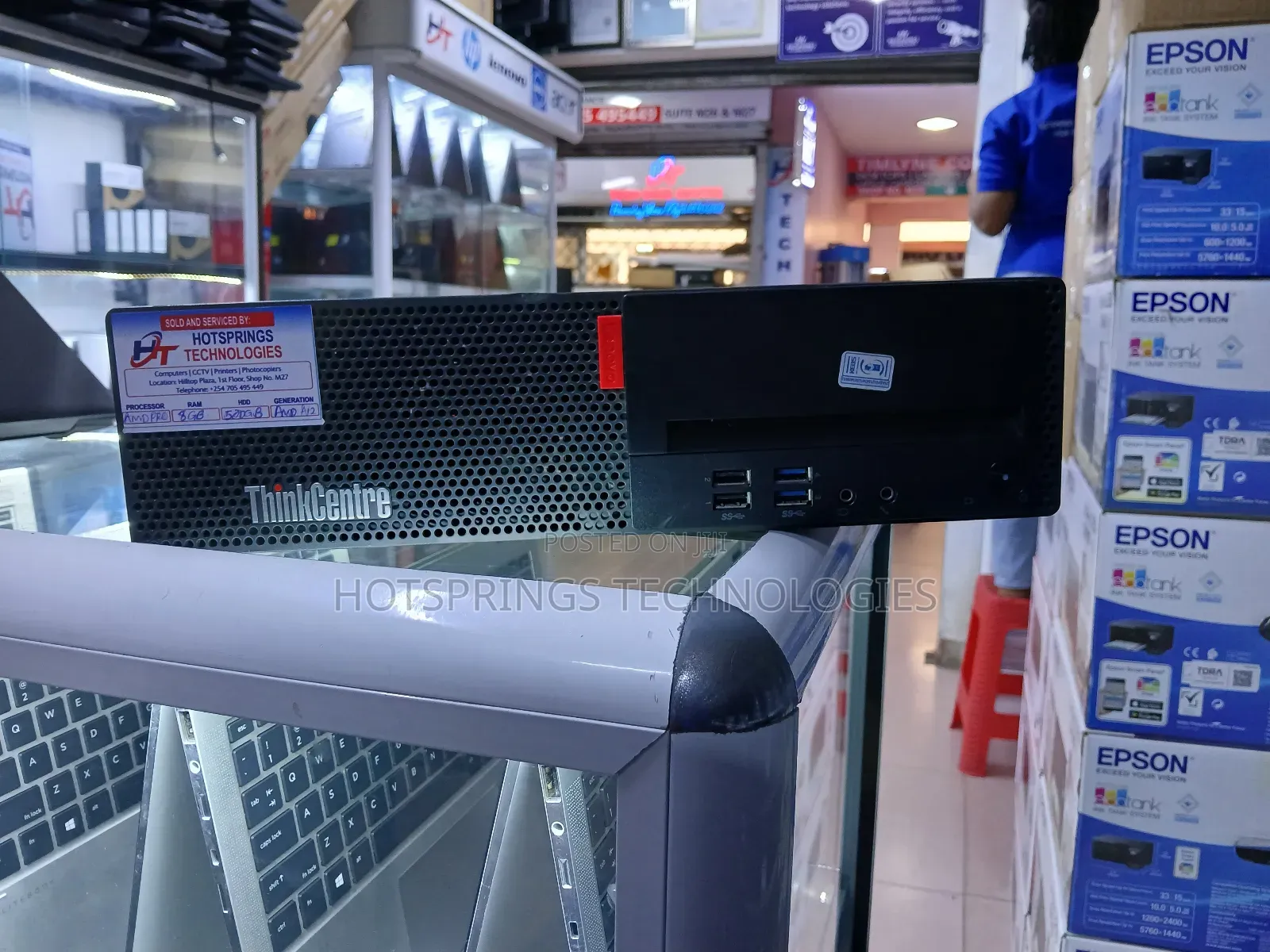 Desktop Computer Lenovo ThinkCentre M715 SFF 8GB AMD HDD 500GB
