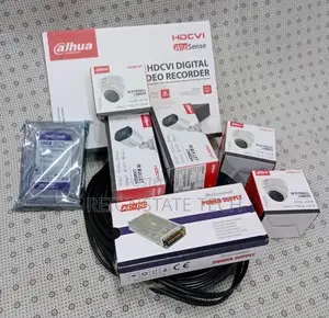 Dahua 4-Cameras Pack CCTV Kit,Power Supply Unit, Hard Disk