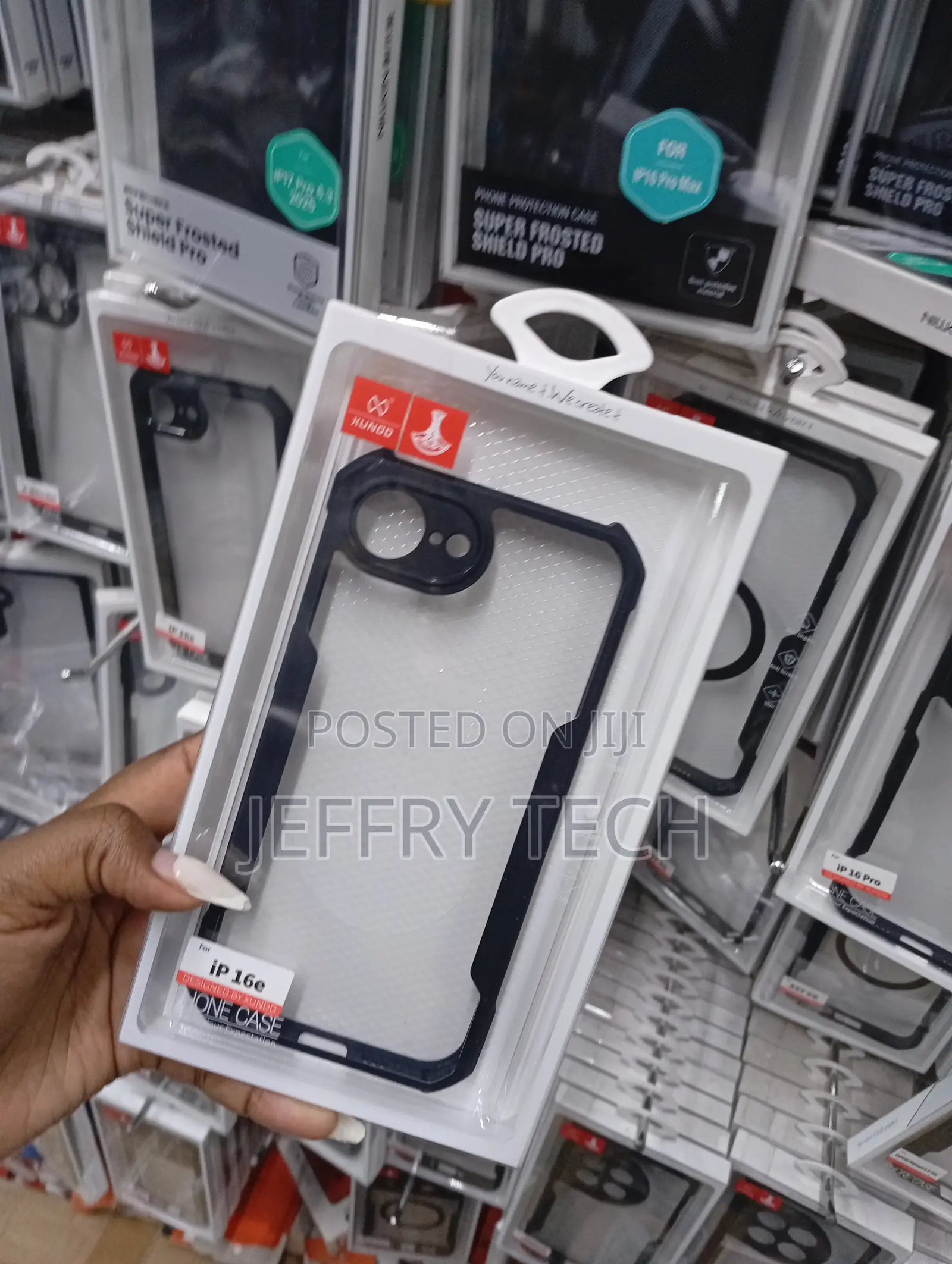 iPhone 16e Clear, Transparent Plastic Back Plate Case