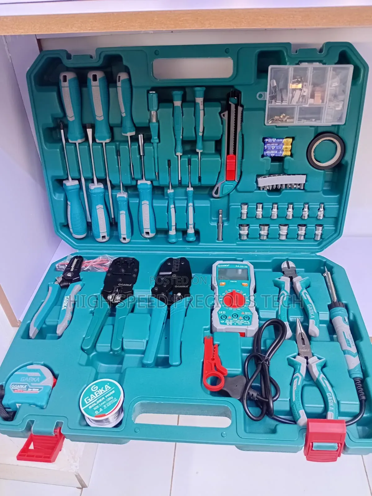 91pcs Telecommunication Toolset