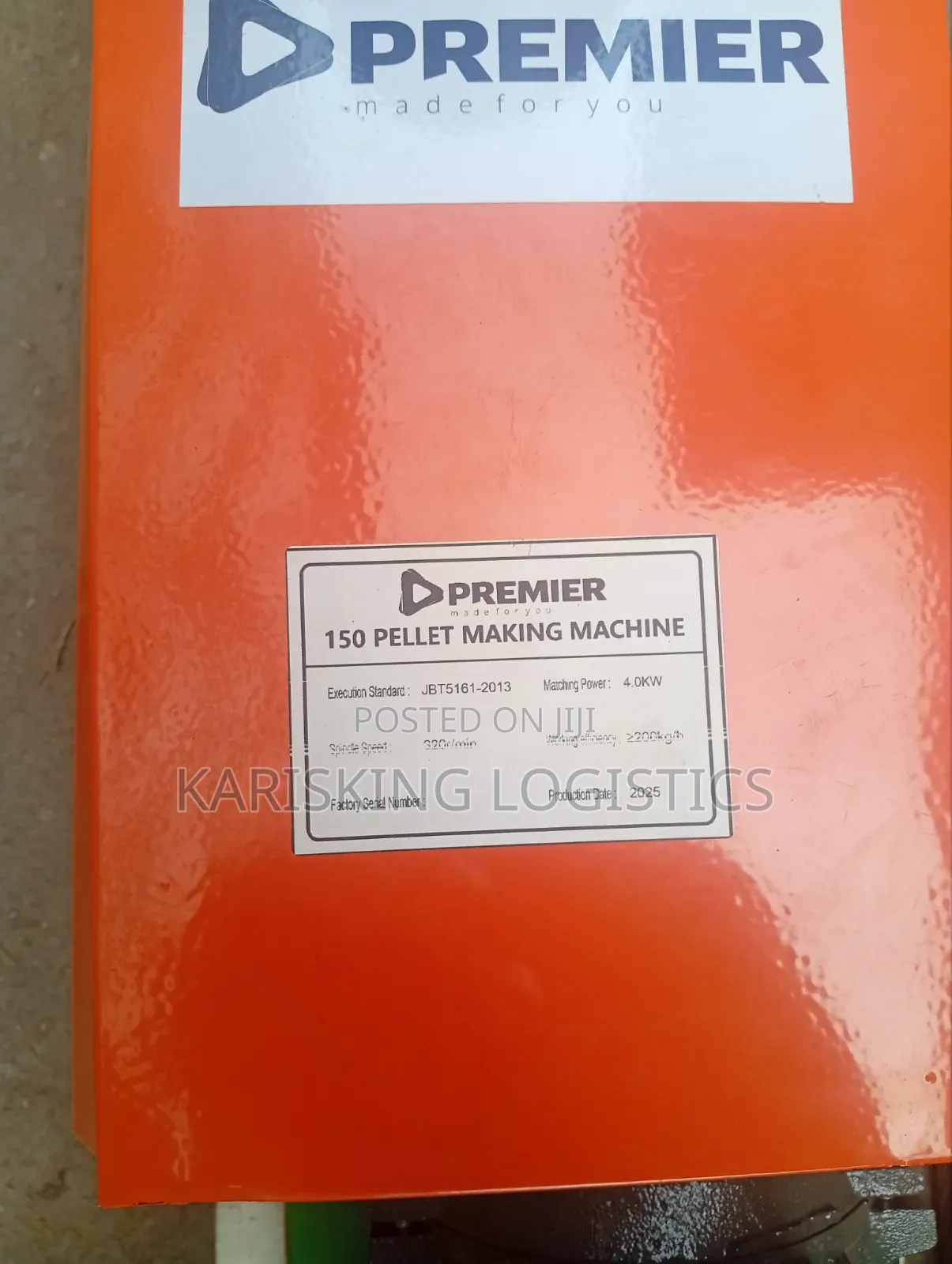 Premier Palletizer 200kgs/Hr 4kw