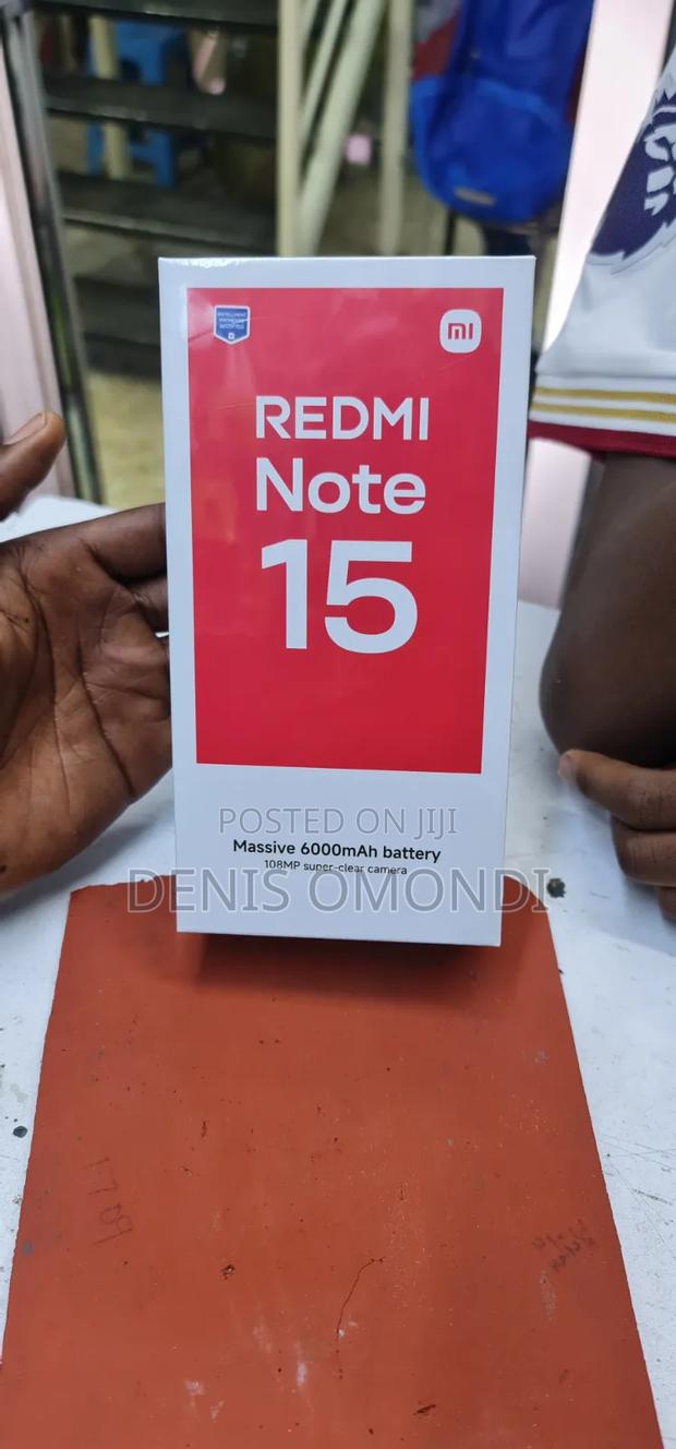 New Xiaomi Redmi Note 15 256 GB Black