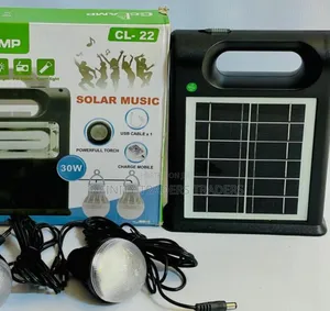 Cclamp Cl-22 Solar Emergency Lamp With 2 Bulbs