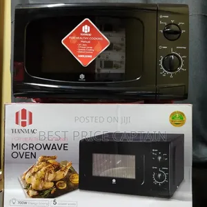 Hanmac 20litres Manual Black White Microwave (3 Years Warranty)