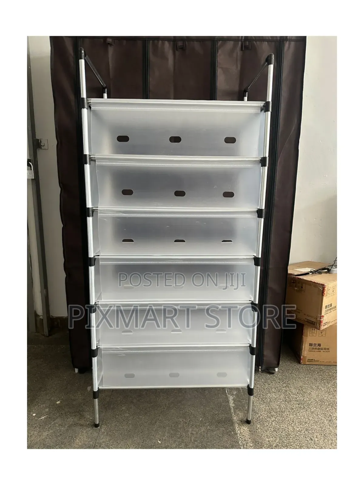 Durable Dustproof Shoe Rack 7 Layers Design