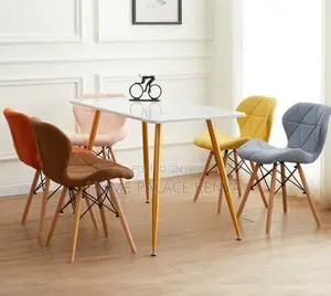 Dining Chair: Nordic Style Wooden Eames Chair