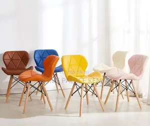Dining Chair: Nordic Style Wooden Eames Chair