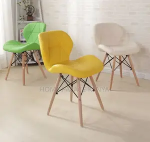Dining Chair: Nordic Style Wooden Eames Chair