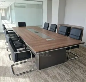Office Table : Modern 6m Executive Boardroom Table