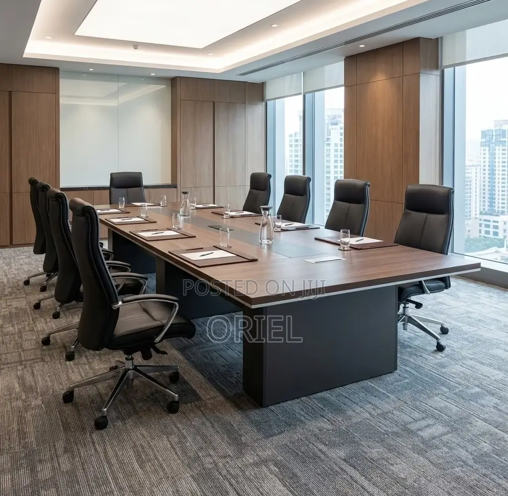 Office Table : Modern 6m Executive Boardroom Table