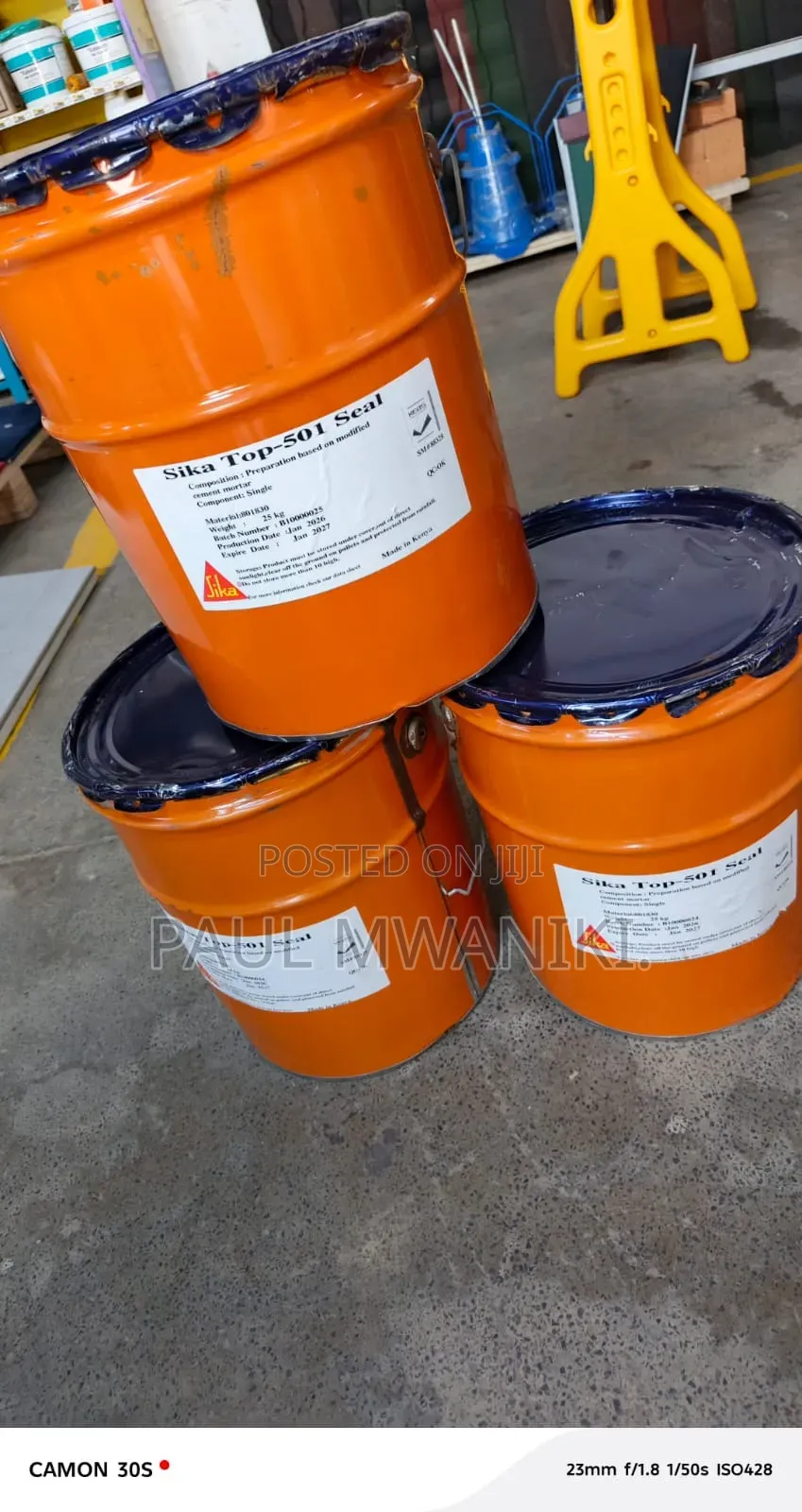 Sika Top-501 Seal - 25kg Industrial Cementitious Sealant