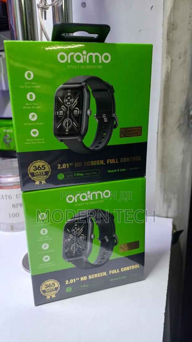 Oraimo Watch 5 Lite 2.01" Hd Smart Watch. - thumbnail 2