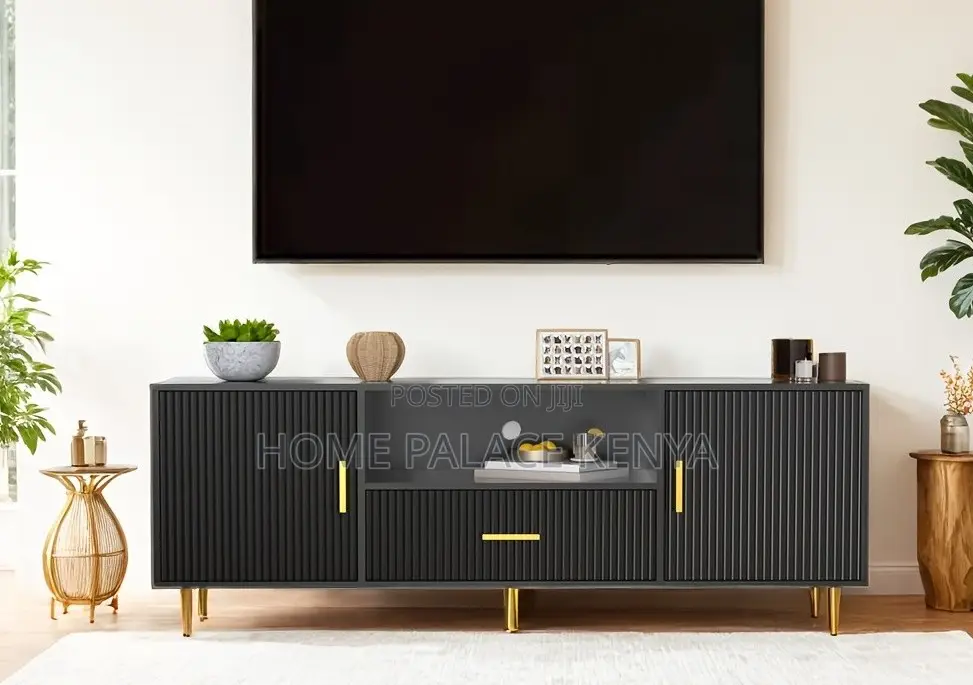 Tv Stand: Modern Tv Console Unit With Storage