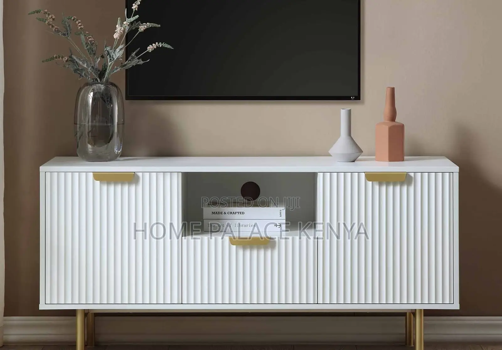 Tv Stand: Modern Tv Console Unit With Storage