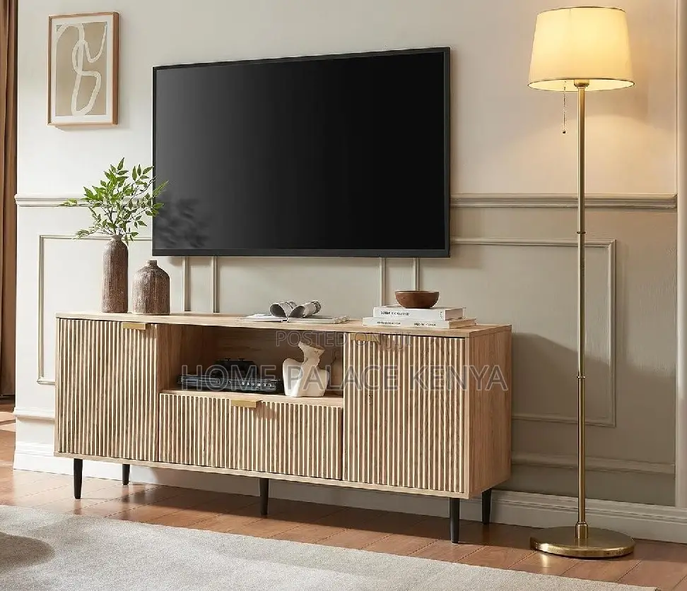 Tv Stand: Modern Tv Console Unit With Storage