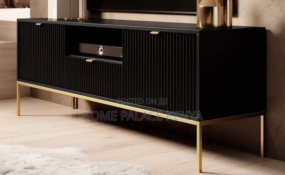 Tv Stand: Modern Tv Console Unit With Storage