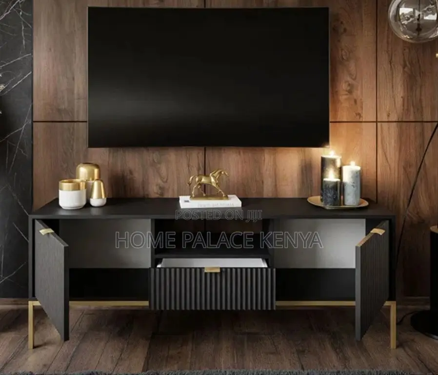 Tv Stand: Modern Tv Console Unit With Storage
