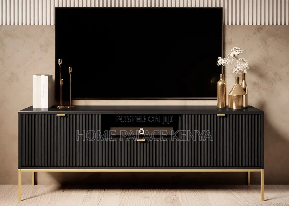 Tv Stand: Modern Tv Console Unit With Storage