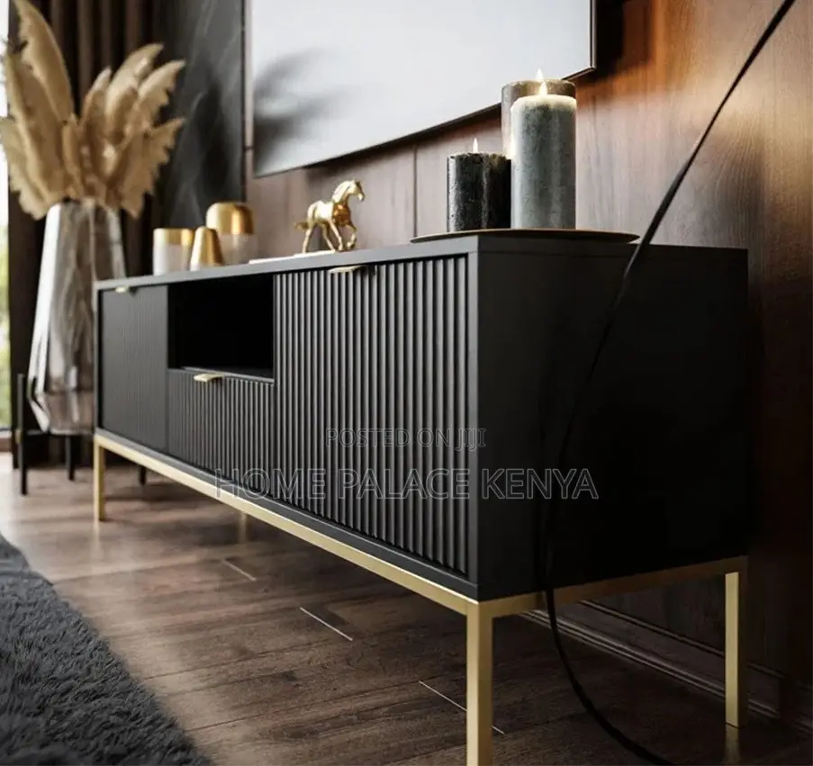 Tv Stand: Modern Tv Console Unit With Storage