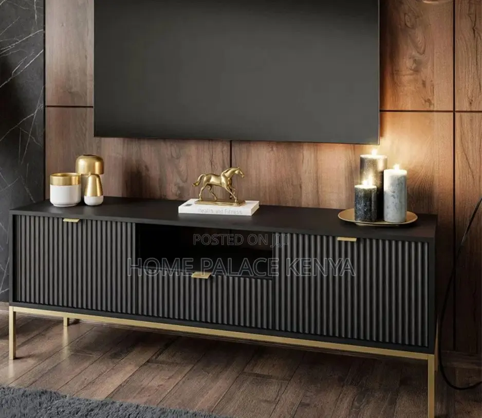 Tv Stand: Modern Tv Console Unit With Storage
