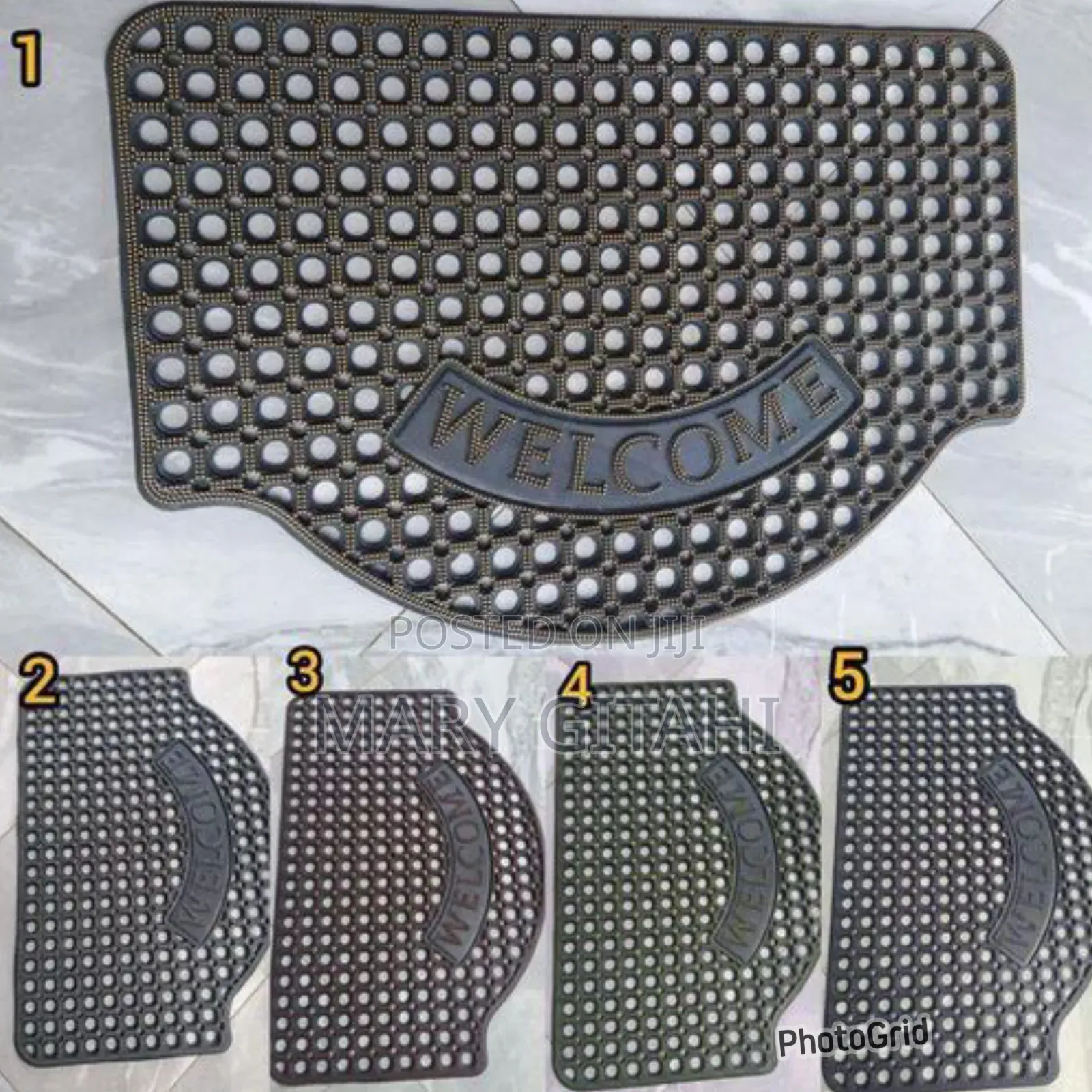 Welcome Door Mat ,74 Cm*44 Cm Heavy Anti-Slip Rubber Entrance Mat