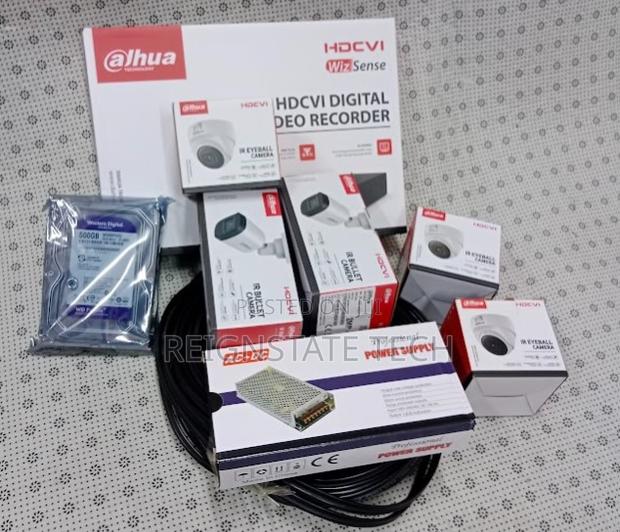 Dahua New 4 Channel Full Hd CCTV Camera Kit With 500gb HDD