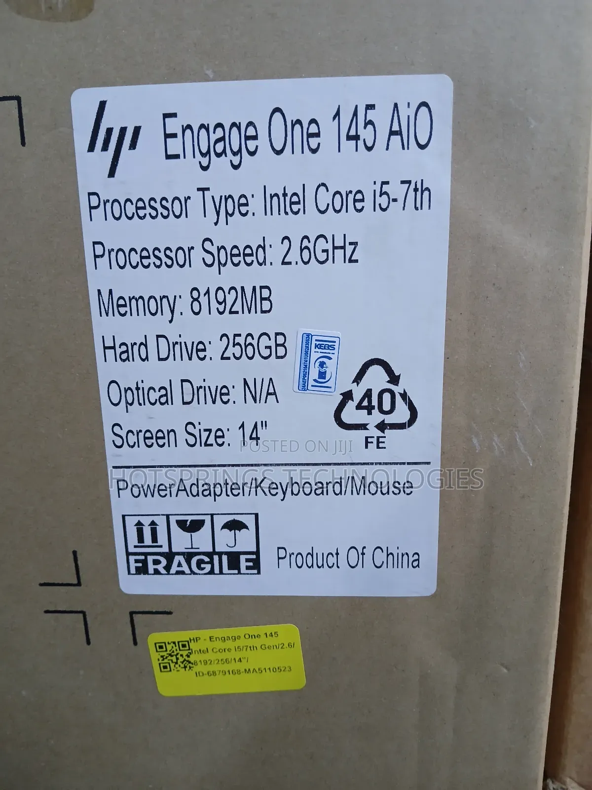 New Desktop Computer HP 8GB Intel Core i5 HDD 256GB