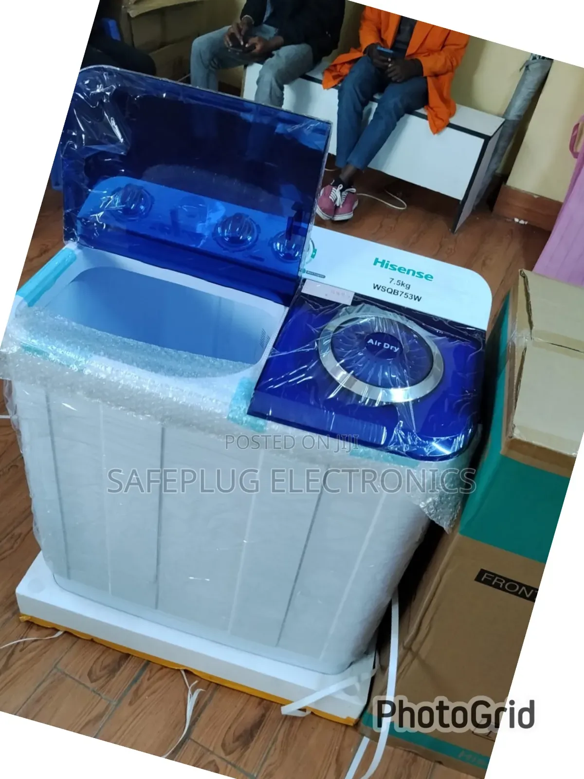 Hisense 7.5kg Twin Tub Top Load Semi-Automatic Washing Machine
