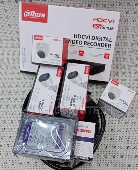 Dahua 4 Channel Complete Kit Camera Set