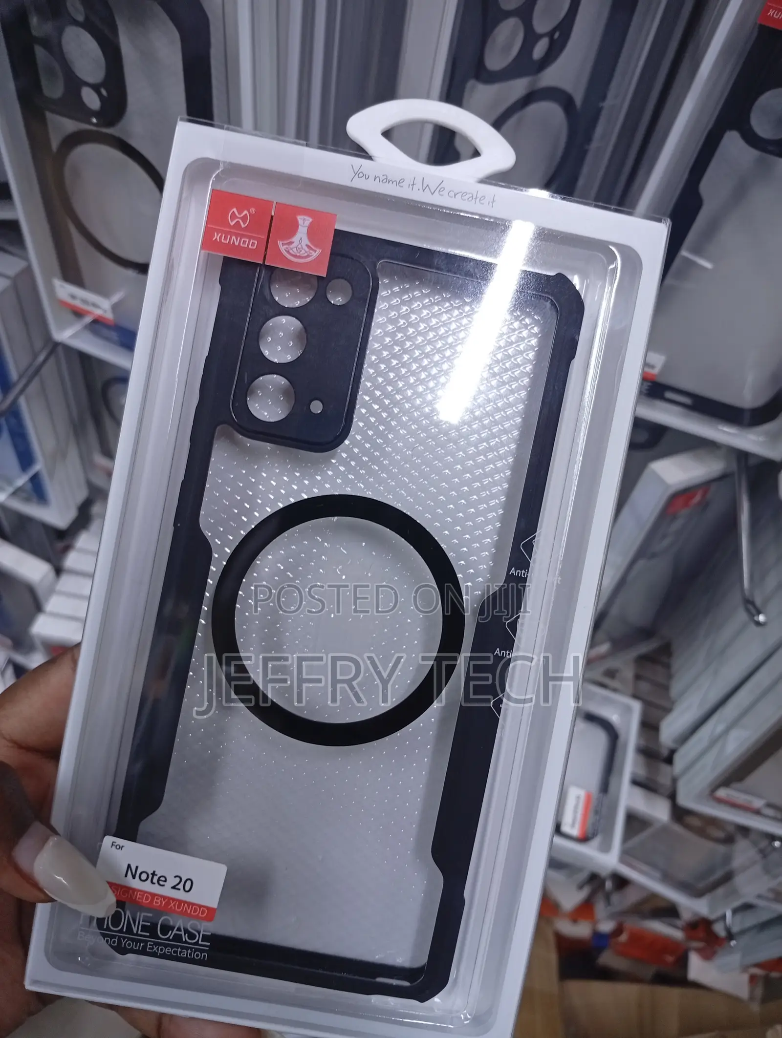 Shockproof Hybrid Case Engineered for the Samsung Galaxy Note 20.